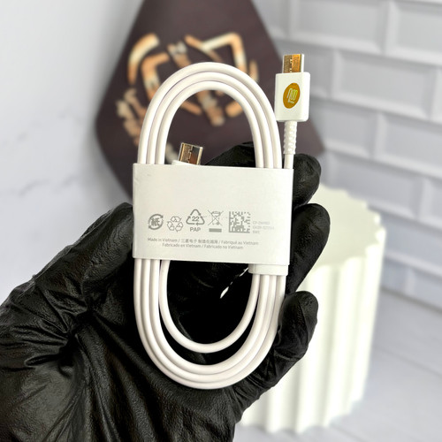 کابل شارژ دو سر تایپ C سامسونگ اصل ویتنام مناسب شارژ سریع ۲۵ وات