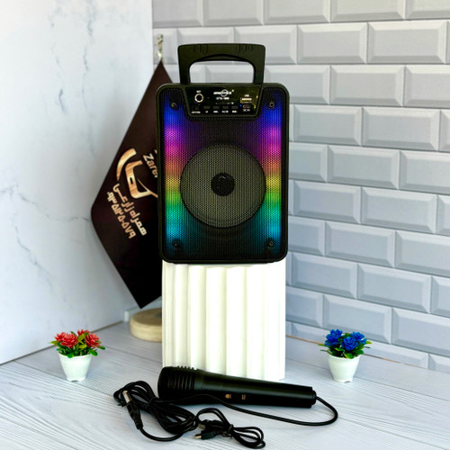 اسپیکر پرتابل گریت نایس GTS-1868 با رقص نور RGB